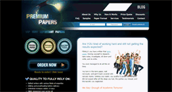 Desktop Screenshot of premium-papers.com