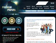 Tablet Screenshot of premium-papers.com